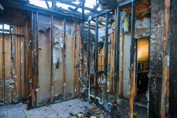 Professional Emergency Fire Cleanup technician working in Titusville, FL